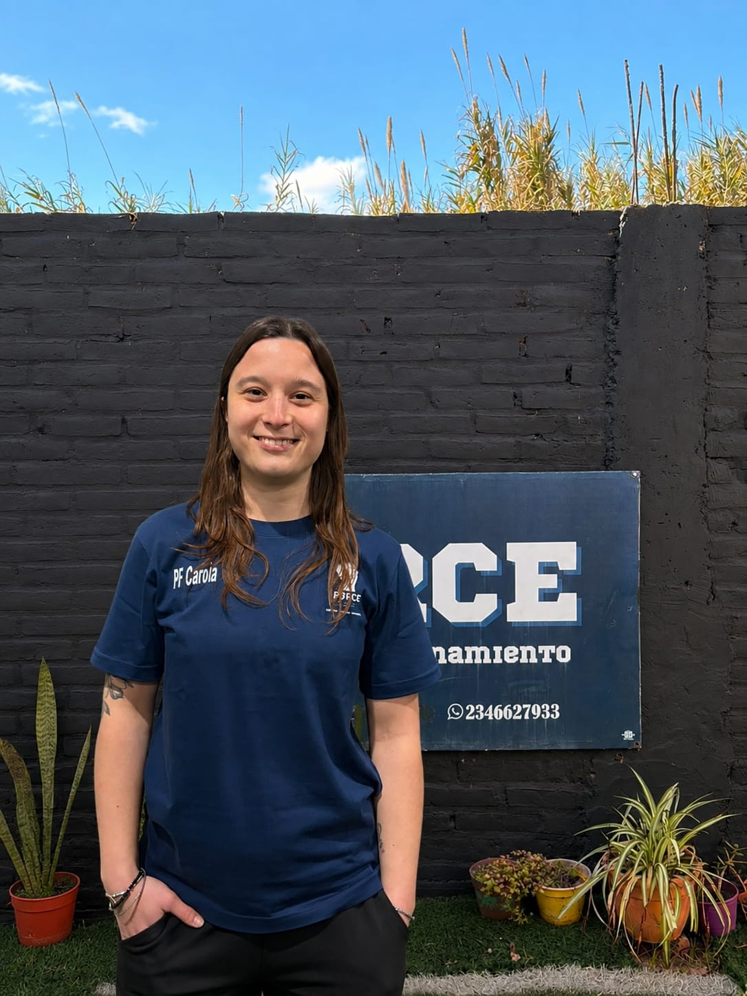 Carola Tristant, profesora de educación física en FORCE CDE